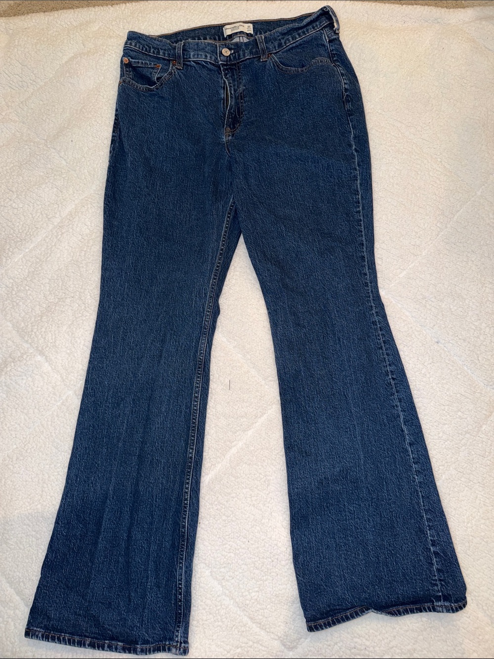 Abercrombie & Fitch Dark Blue Flare Jeans